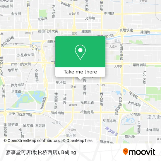 嘉事堂药店(劲松桥西店) map