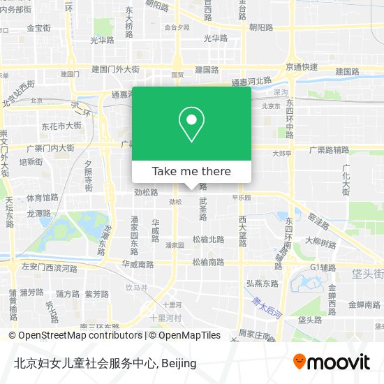北京妇女儿童社会服务中心 map