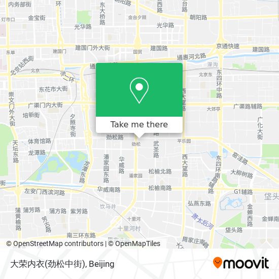 大荣内衣(劲松中街) map