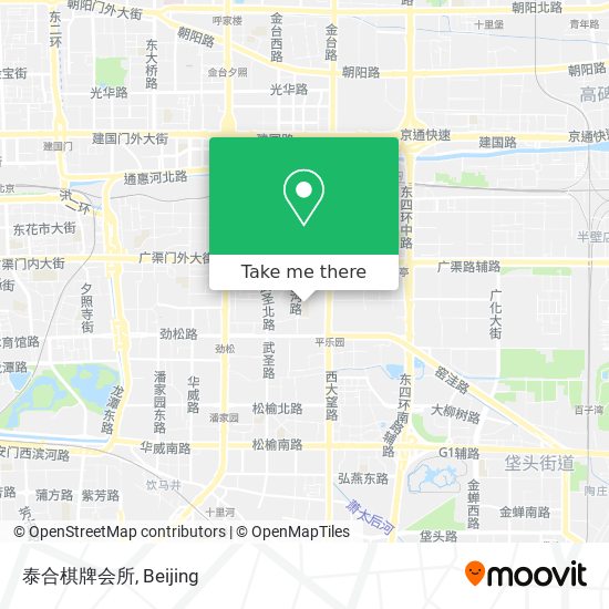 泰合棋牌会所 map