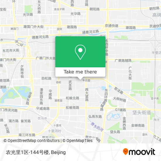 农光里1区-144号楼 map