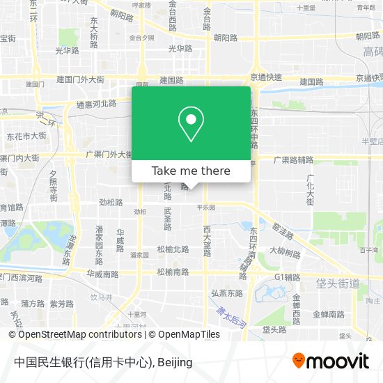 中国民生银行(信用卡中心) map