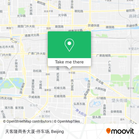 天客隆商务大厦-停车场 map