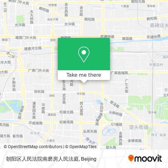 朝阳区人民法院南磨房人民法庭 map
