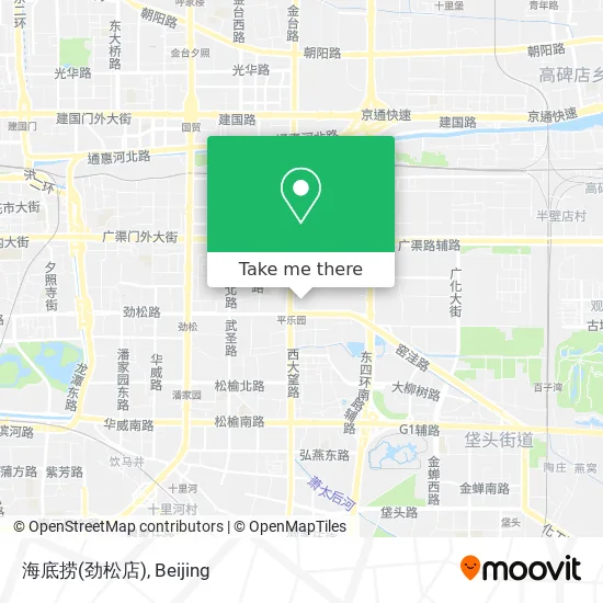 海底捞(劲松店) map