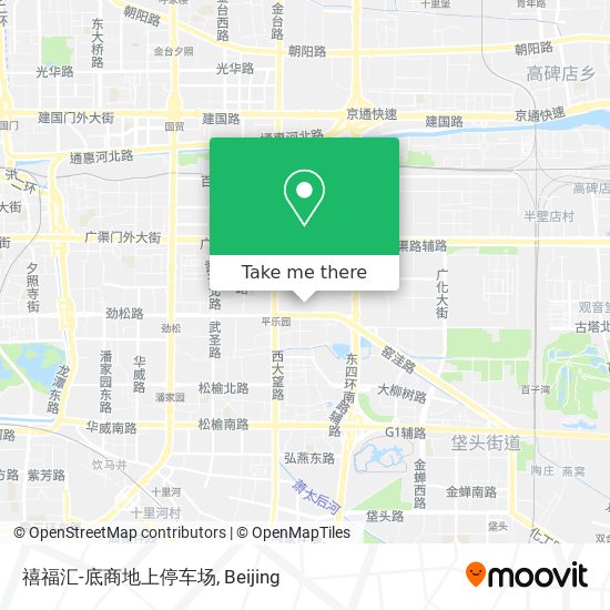 禧福汇-底商地上停车场 map