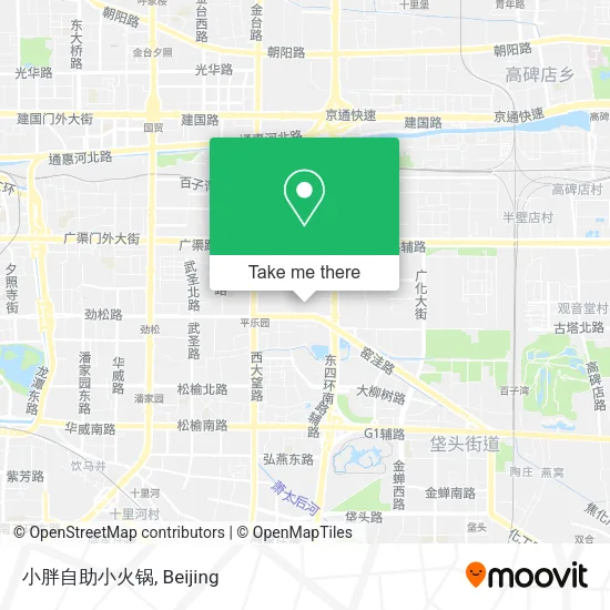 小胖自助小火锅 map