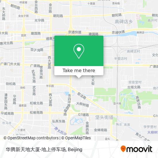 华腾新天地大厦-地上停车场 map