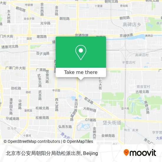 北京市公安局朝阳分局劲松派出所 map