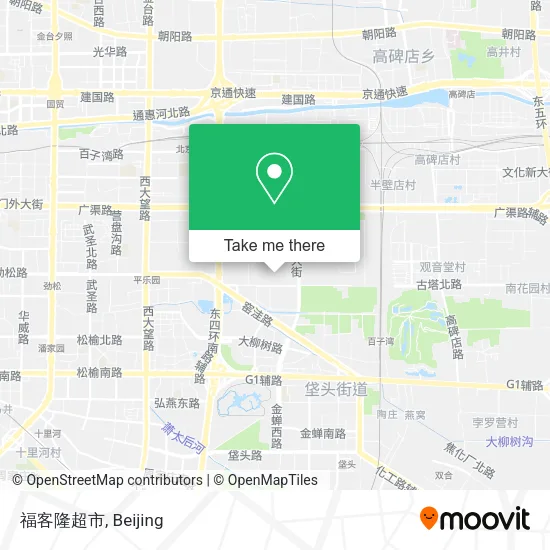 福客隆超市 map