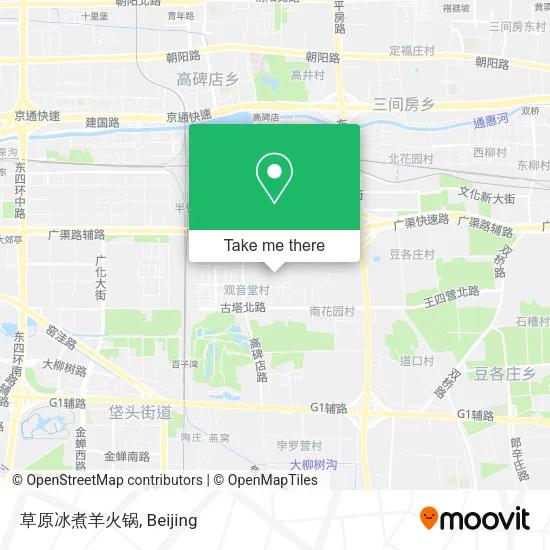 草原冰煮羊火锅 map