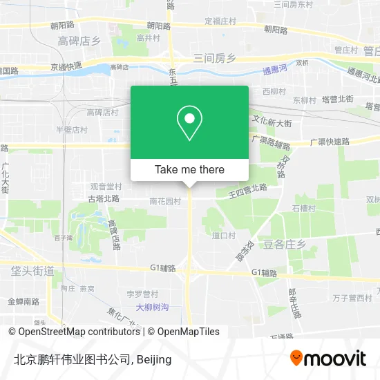 北京鹏轩伟业图书公司 map