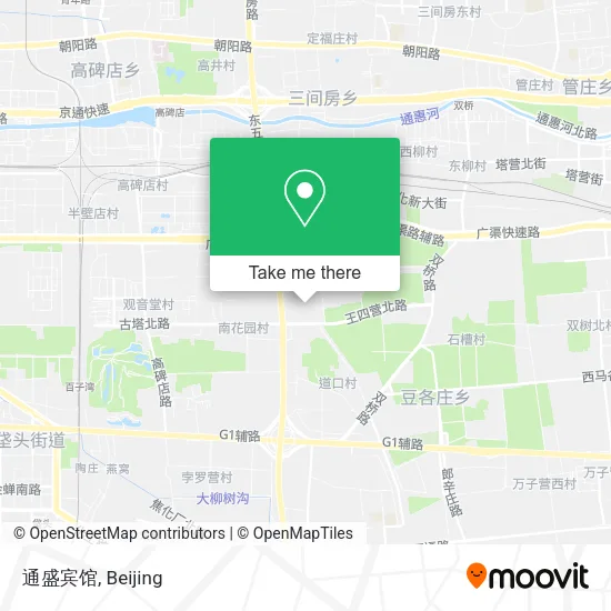 通盛宾馆 map