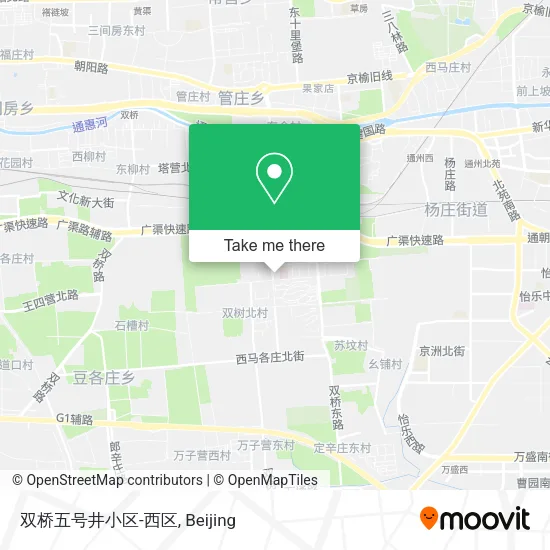 双桥五号井小区-西区 map