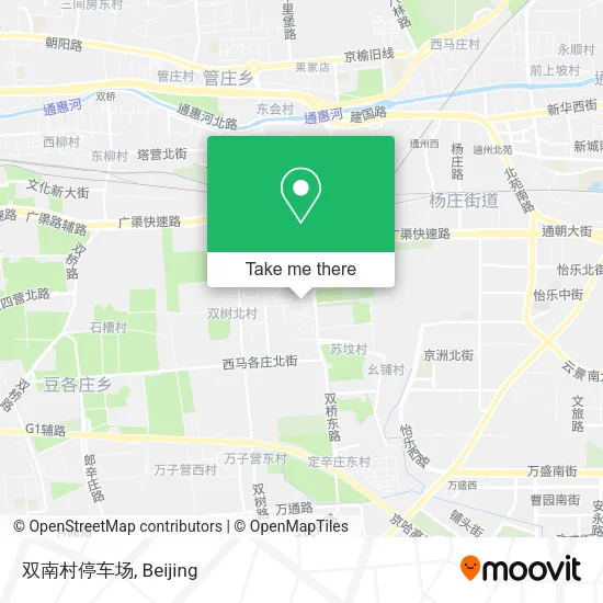 双南村停车场 map