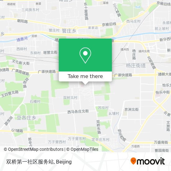 双桥第一社区服务站 map
