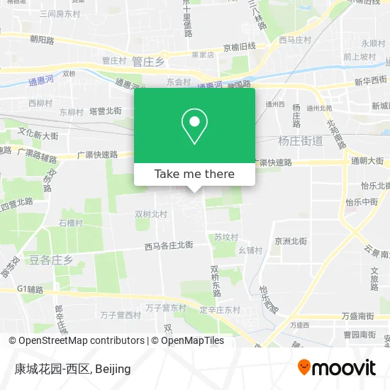 康城花园-西区 map