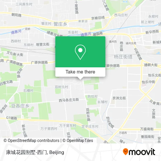 康城花园别墅-西门 map