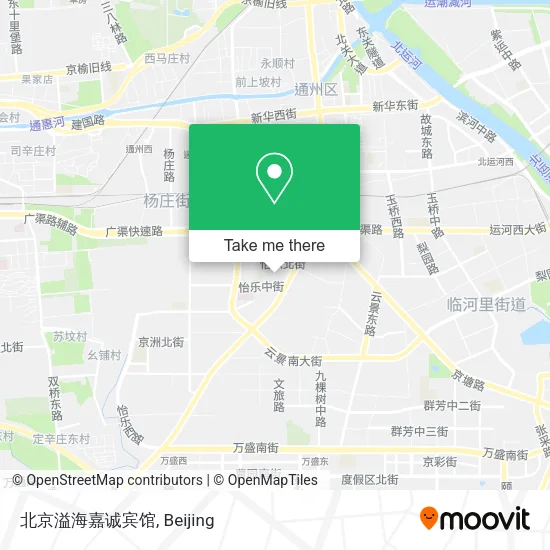 北京溢海嘉诚宾馆 map