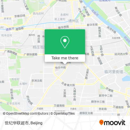 世纪华联超市 map