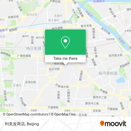 利美发商店 map