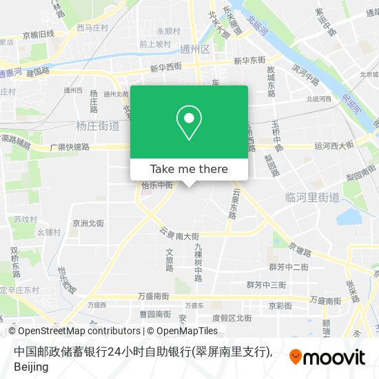 中国邮政储蓄银行24小时自助银行(翠屏南里支行) map