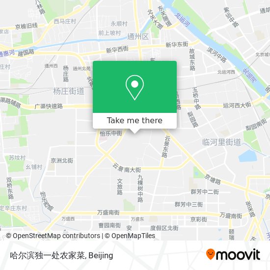 哈尔滨独一处农家菜 map
