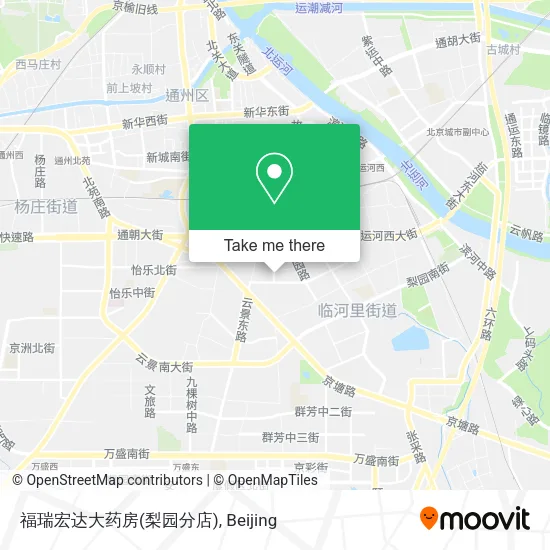 福瑞宏达大药房(梨园分店) map