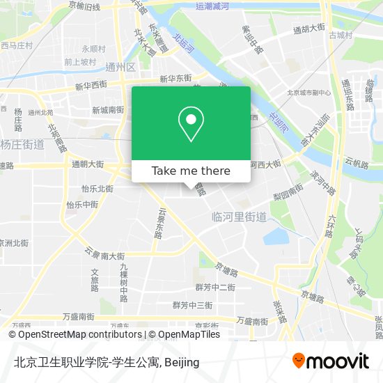 北京卫生职业学院-学生公寓 map
