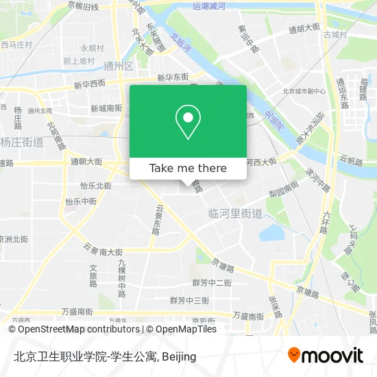 北京卫生职业学院-学生公寓 map
