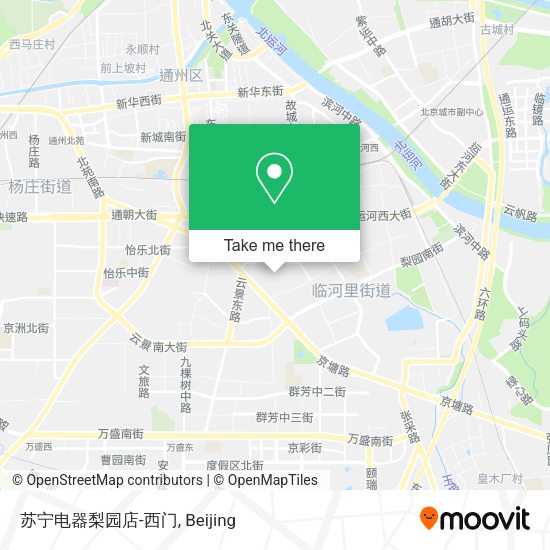 苏宁电器梨园店-西门 map