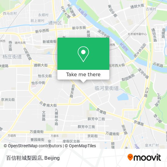 百信鞋城梨园店 map