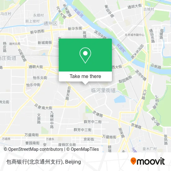 包商银行(北京通州支行) map