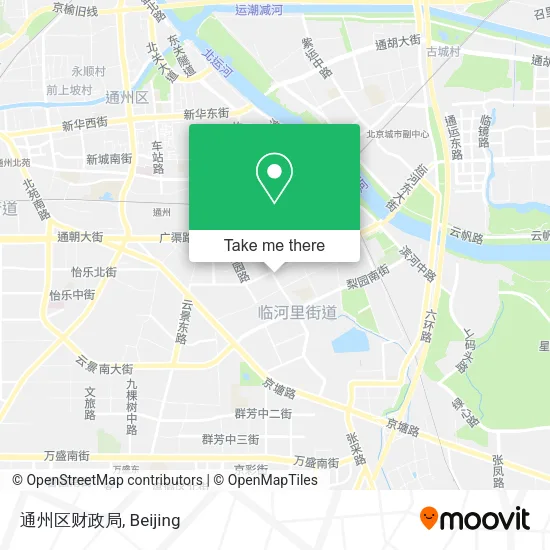 通州区财政局 map