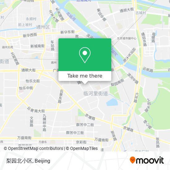 梨园北小区 map