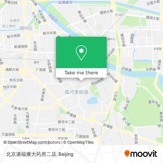 北京潞福康大药房二店 map