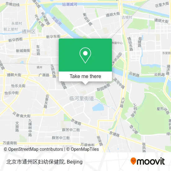 北京市通州区妇幼保健院 map