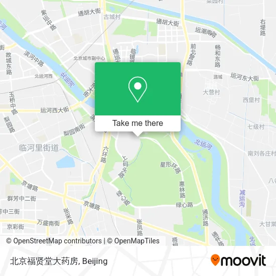 北京福贤堂大药房 map