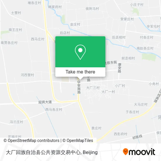 大厂回族自治县公共资源交易中心 map