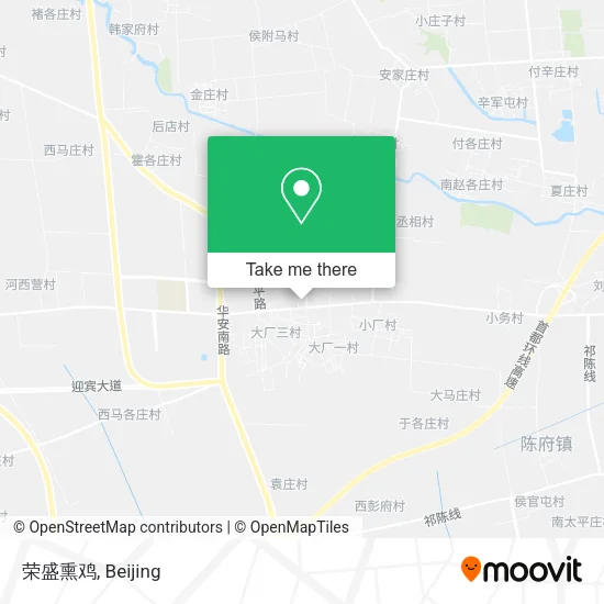 荣盛熏鸡 map