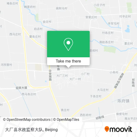 大厂县水政监察大队 map