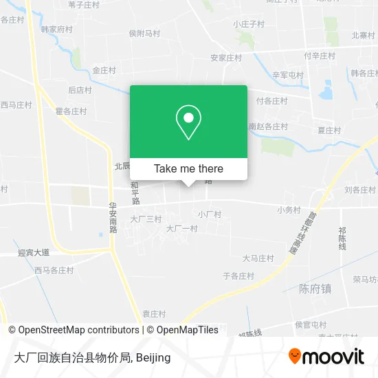 大厂回族自治县物价局 map