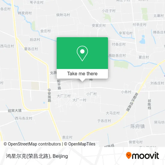 鸿星尔克(荣昌北路) map
