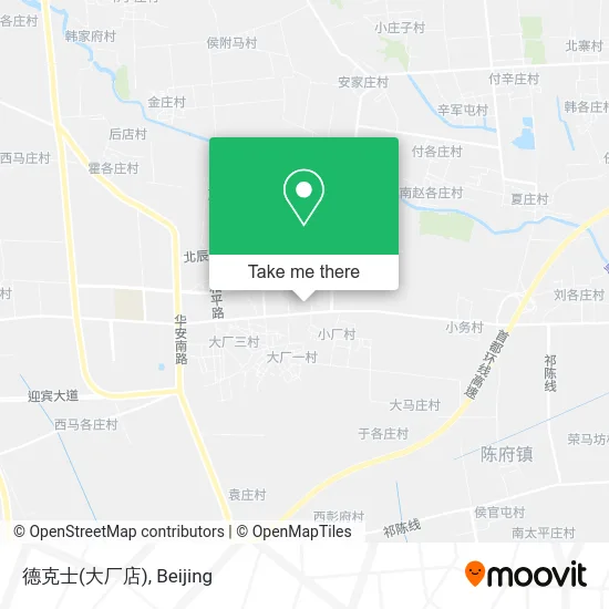 德克士(大厂店) map