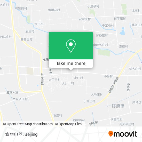 鑫华电器 map