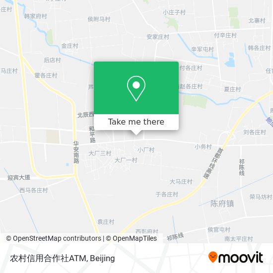 农村信用合作社ATM map