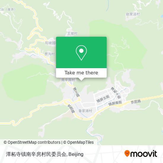 潭柘寺镇南辛房村民委员会 map