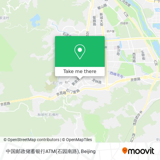 中国邮政储蓄银行ATM(石园南路) map