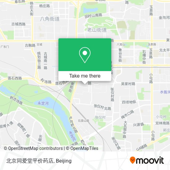 北京同爱堂平价药店 map