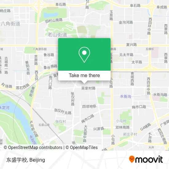 东盛学校 map